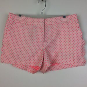 J. Crew pink polka dot shorts - size 6